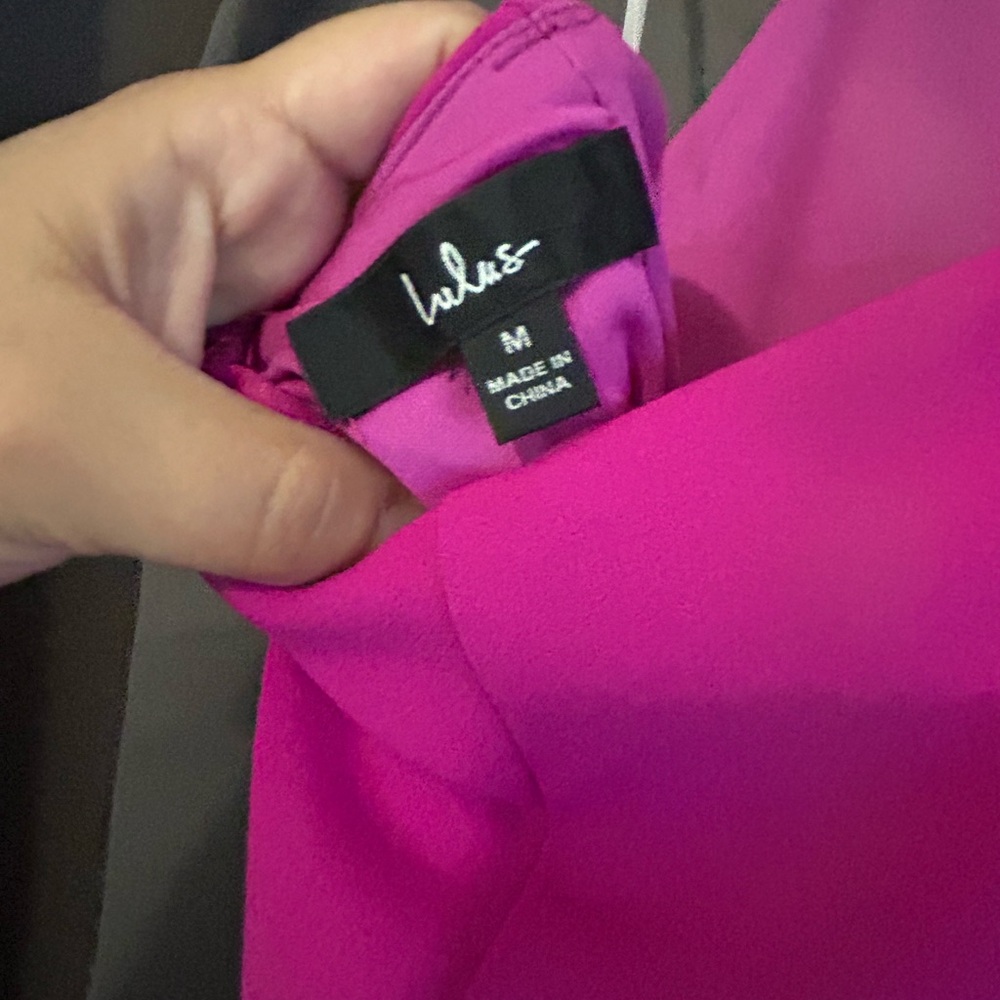 Lulu's Vibrant Pink Dress